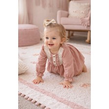 Baby Hola 0-24 Ay Dantel Detaylı Kız Çocuk Bebek Elbise 2016