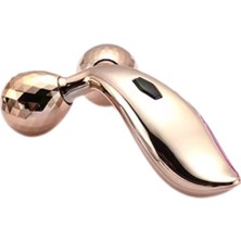 Naturachi 3D Yüz Masaj Aleti Cilt Sıkılaştırıcı Selülit Masaj Roller Gold Renk