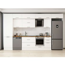 Alvinka 385X240 cm Mbr_c Mutfak Dolabı Beyaz Beyaz MBB-E80B60S45-2