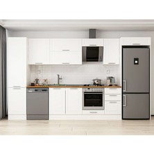 Alvinka 385X222 cm Mbr_c Mutfak Dolabı Beyaz Beyaz MBB-E90B50S45-2