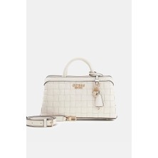 Guess Sandy Küçük Girlfriend El ve Omuz Kadın Beyaz El Çantası HWWG8418050-OFF