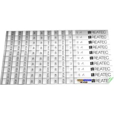 Reatec Sıcaklık Ölçüm Etiketi Isı Ölçer Ölçüm Aralığı 37,8 °c - 77 °c (10ADET)
