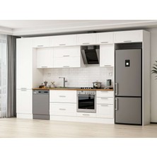 Alvinka 400X240 cm Mbr_c Mutfak Dolabı Beyaz Beyaz MBB-E90B60S50-2