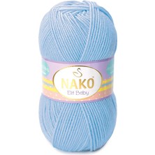 Nako Elit Baby (5 Adet) 10305 Bebe Mavisi Renk El Örgü Ipliği
