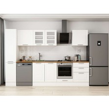 Alvinka 310X210 cm Mbr_c Mdf Mutfak Dolabı Beyaz Beyaz MB-E90B40S60-3