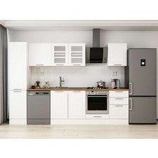Alvinka 305X210 cm Mbr_c Mutfak Dolabı Beyaz Beyaz MB-E90B45S50-3