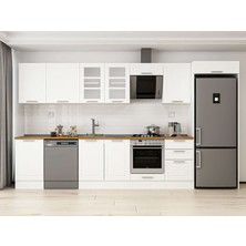 Alvinka 380X222 cm Mbr_c Mutfak Dolabı Beyaz Beyaz MB-E80S50S50-3