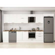 Alvinka 395X222 cm Mbr_c Mutfak Dolabı Beyaz Beyaz MB-E90S45S60-2