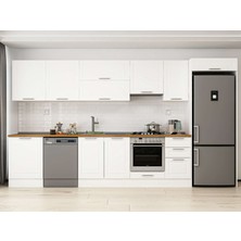Alvinka 385X222 cm Mbr_c Mutfak Dolabı Beyaz Beyaz MB-E80S60S45-1