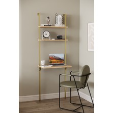 Solto Home OC8-24 Kitaplıklı Çalışma Masası | Modern, Çok Amaçlı Ofis & Bilgisayar Masası