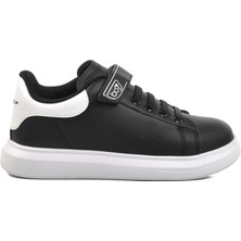 Walkway 150 F Cırtlı Siyah Beyaz Unisex Çocuk Spor Ayakkabı