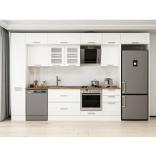 Alvinka 370X240 cm Mbr_c Mutfak Dolabı Beyaz Beyaz MBB-E80B40S50-3