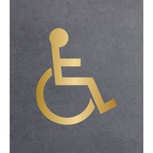 Sticker Dizayn Engelli Işareti Sticker - Araba Oto Motosiklet Cam Sticker - 00094