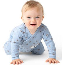 Sebi Bebe Kruvaze Geyikli Patiksiz Tulum 1143