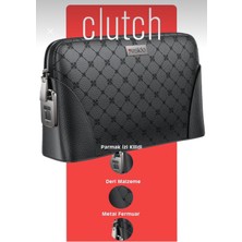 Sidens Store Yesido WB56 Deri Parmak Izi Kilit Güvenlik Özellikli El Çantası - Siyah