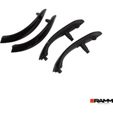 Ramm Bmw 3 Serisi F30 2013-2018 Kapı Kolu Kaplaması Seti - Siyah
