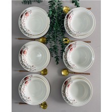 Hooly Home Hasbahçe Model 6 Kişilik 12 Parça Yemek Takımı