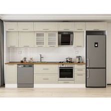 Alvinka 375X240 cm Mbr_c Mutfak Dolabı Beyaz Kumtaşı MB-E90S45S40-3