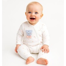 Sebi Bebe Puantiyeli Ayılı Papyonlu Tulum 1138
