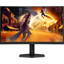 Aoc C27G4ZXU 27" 0.3 Ms Full Hd Curved 280 Hz Oyuncu Monitörü Teşhir