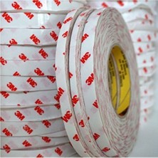 3m Ince Çift Taraflı Pet Şeffaf Bant 4mm x 50 Metre