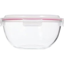 Karokstore Glasslock Glasslock Yuvarlak Cam Saklama Kabı 4000 ml D-MBCB400