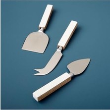 Karokstore Be 3 Parça Mango Ahşap & Beyaz Peynir Seti