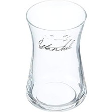 Karokstore 04FIA001204 Istanbul Çay Bardağı, Cam