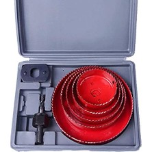 Karokstore 8 Parça Panç Seti Ahşap Alçıpan Kartonpiyer Delme