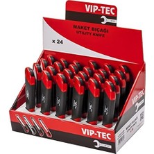 Karokstore Çift Malzemeli Metal Bıçağı 18 mm Pro (Kırmızı)