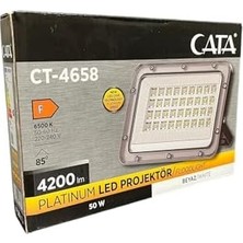 Karokstore Platinum 50 Watt LED Projektör IP65 6500K Beyaz Işık 4200 Lümen Dış Mekan Aydınlatma 220V
