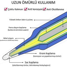 Karokstore 900M-T-1C Isı Ayarlı Havyalar Için Yedek Havya Ucu