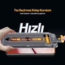 Karokstore Galaxy S25 Serisi ile Uyumlu 5d Easyfit 2 Adet Kolay Uygulama Aparatlı Ekran Koruyucu Temperli Cam (Galaxy S25 / S24)