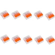 Karokstore Monte Lua 3'lü Çok Amaçlı Tırnaklı Klemens- 10 Adet