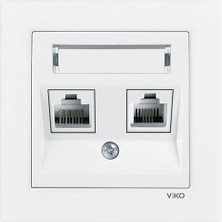 Karokstore 55 Beyaz Etiketli Data ve Nümeris CAT5E ve Cat3 C1 Mekanizma