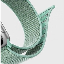 Karokstore Series 4 40MM Için Kordon Hasırlı Woven Light [ Series 4 40MM ile Uyumlu Kordon - Açık Sarı]