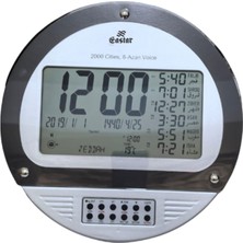 Eastar ATC2810 5 Vakit Ezan Okuyan 8 Makam Pilli Masa ve Duvar Saati-E3