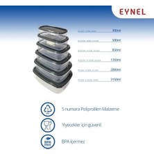 Karokstore 6'lı Saklama Kabı Seti, Iç Içe Geçebilen Kaplar, Piknik Kutusu, Çok Amaçlı Kutular, Mikrodalgaya Uyumlu, Buzdolabı Kapları, Bpa