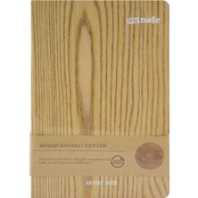 Karokstore A5 Ahşap Kağıt Kaplı Defter Ahşap Rengi