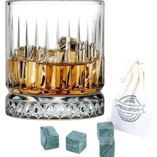 Karokstore 330 cc Italy Serisi Büyük Kadeh Tek 1 Tane Viski Bardağı Viski Taşı Hediyeli