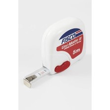 Karokstore Çelik Şerit Metre, 5 Metre, 15 mm Genişlik, Otomatik Kilitli, Askılı, Dayanıklı Gövde, Otomatik Geri Sarma, Profesyonel Ölçüm Aleti, Premium Kalite