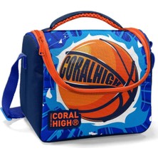 Karokstore Thermo Mavi Turuncu Okul Beslenme Çantası - Erkek Çocuk