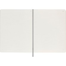 Karokstore Çizgili Smart Defter Siyah Xl Boy Yumuşak Kapak