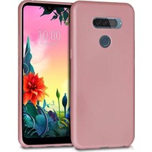 Karokstore Silicone Lg K50S Için Kılıf Rose [K50S ile Uyumlu Kılıf - Rose ]