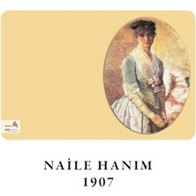 Karokstore Istanbul Hanımefendileri Serisi I - A5, Hamdi Bey 4'lü Defter Seti I, Çizgisiz, Toplam 256 Sayfa, Her Biri 64 Sayfa, Tel Dikiş, Esnek Kapak, Tuval Doku, 60 Gram, Sarı Krem Renk