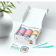 Karokstore Hey Clay Hayvanlar Seti - Hava ile Kuruyan 15 Kutu Kil Seti ve Şekillendirme Aletleri ile Eğlenceli ve Etkileşimli Talimatlar Uygulaması