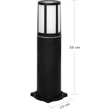 Karokstore Bahçe Aydınlatması Galata Kafesli 35 cm Set Üstü Yer Aydınlatma Zita Bahçe Lambası (UG-ZT-0271K)