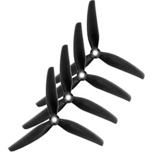 Karokstore Vuquad 5 Inç Drone Pervanesi - 4'lü Paket 2 x Cw + 2 x Ccw Stealth Mk1 5″ (Inç) 3 Pal Cıne Mat Siyah