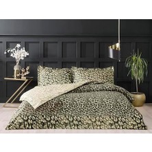 Karokstore Leona Düz Pamuk Nevresim Takımı, Kahverengi, Çift Kişilik