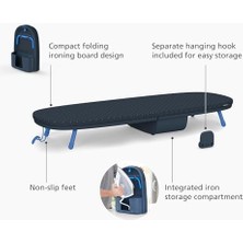 Karokstore Plus Katlanır Ütü Masası, Lacivert